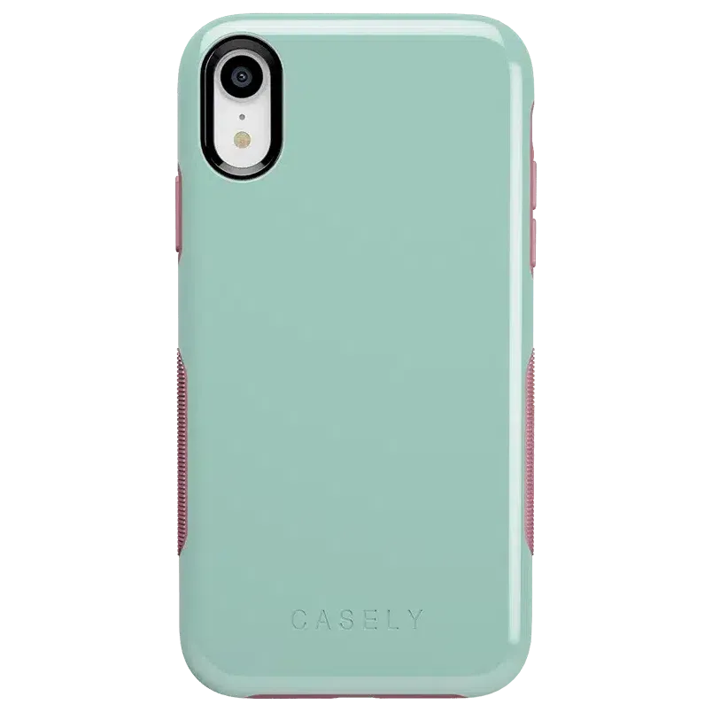 Mint Green on Pink | Ultra-Protective Bold Case