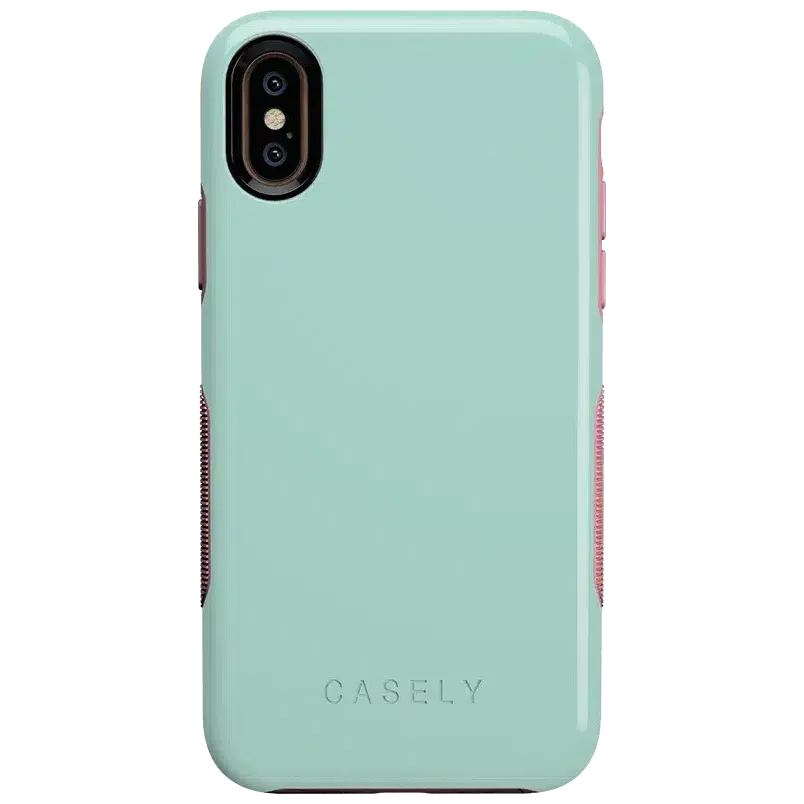 Mint Green on Pink | Ultra-Protective Bold Case