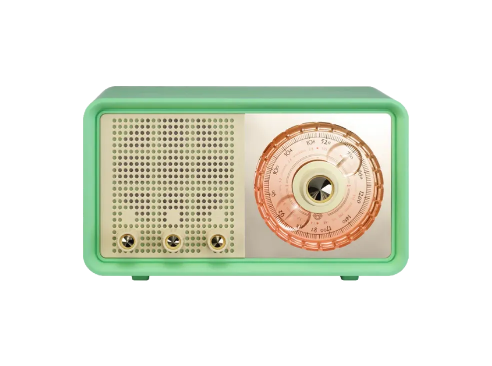 MUZEN Original 3 Ⅲ Vintage Multimedia FM/AM Radio Bluetooth Speaker