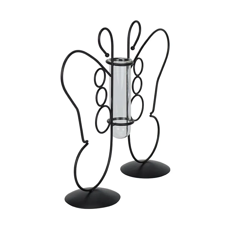 Nector Glow Test Tube Planter - Black