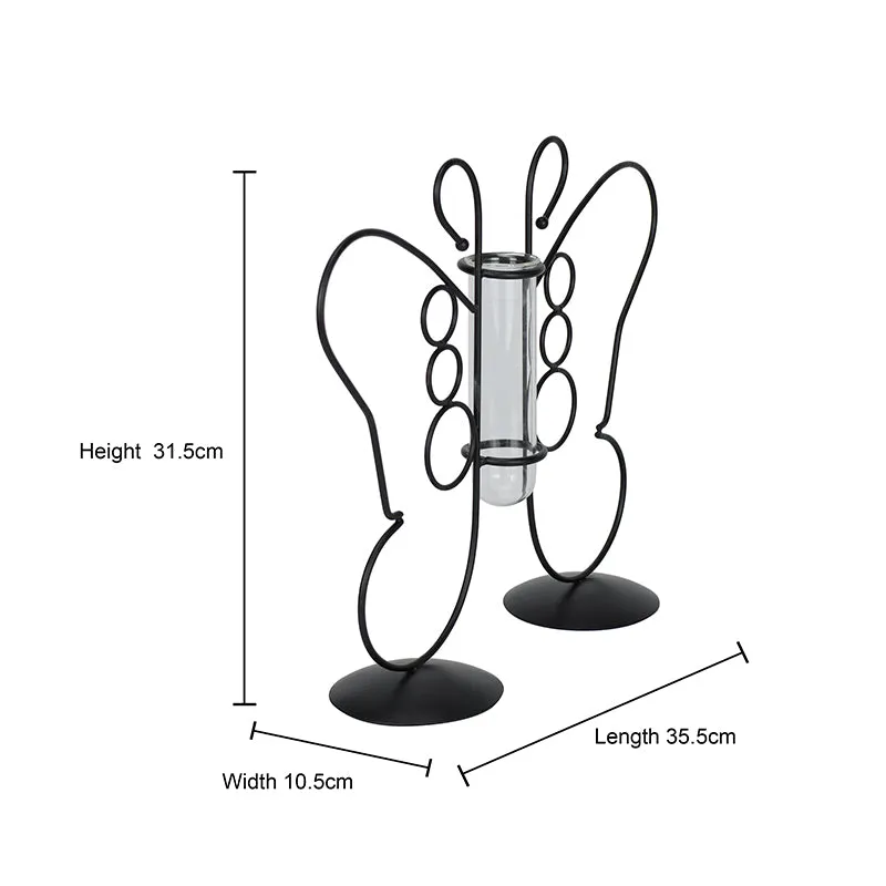 Nector Glow Test Tube Planter - Black