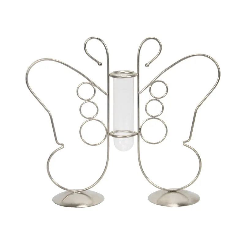 Nector Glow Test Tube Planter - Silver