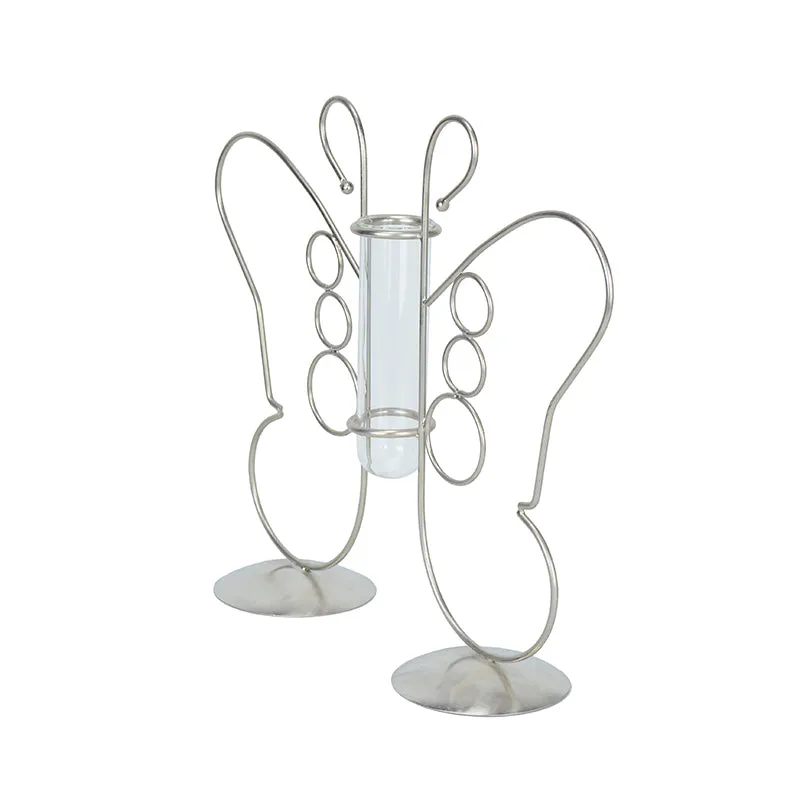 Nector Glow Test Tube Planter - Silver