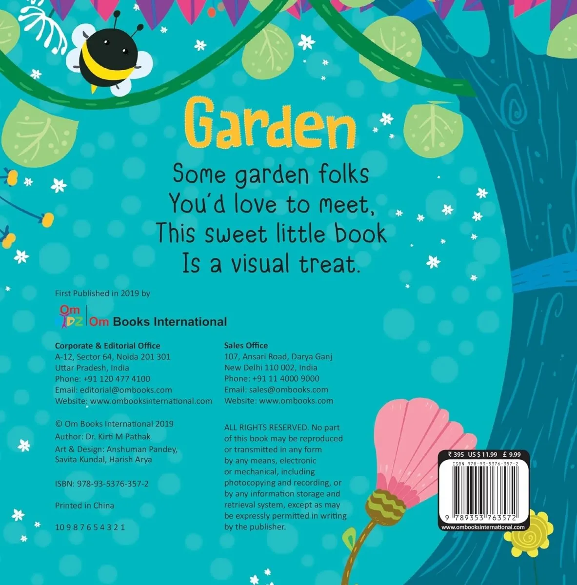 Om Books International Board Book-Touch and Feel: Feel & Explore Garden