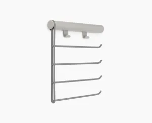 Orderly™ Ecru Belt, Tie & Scarf Hanging Rail