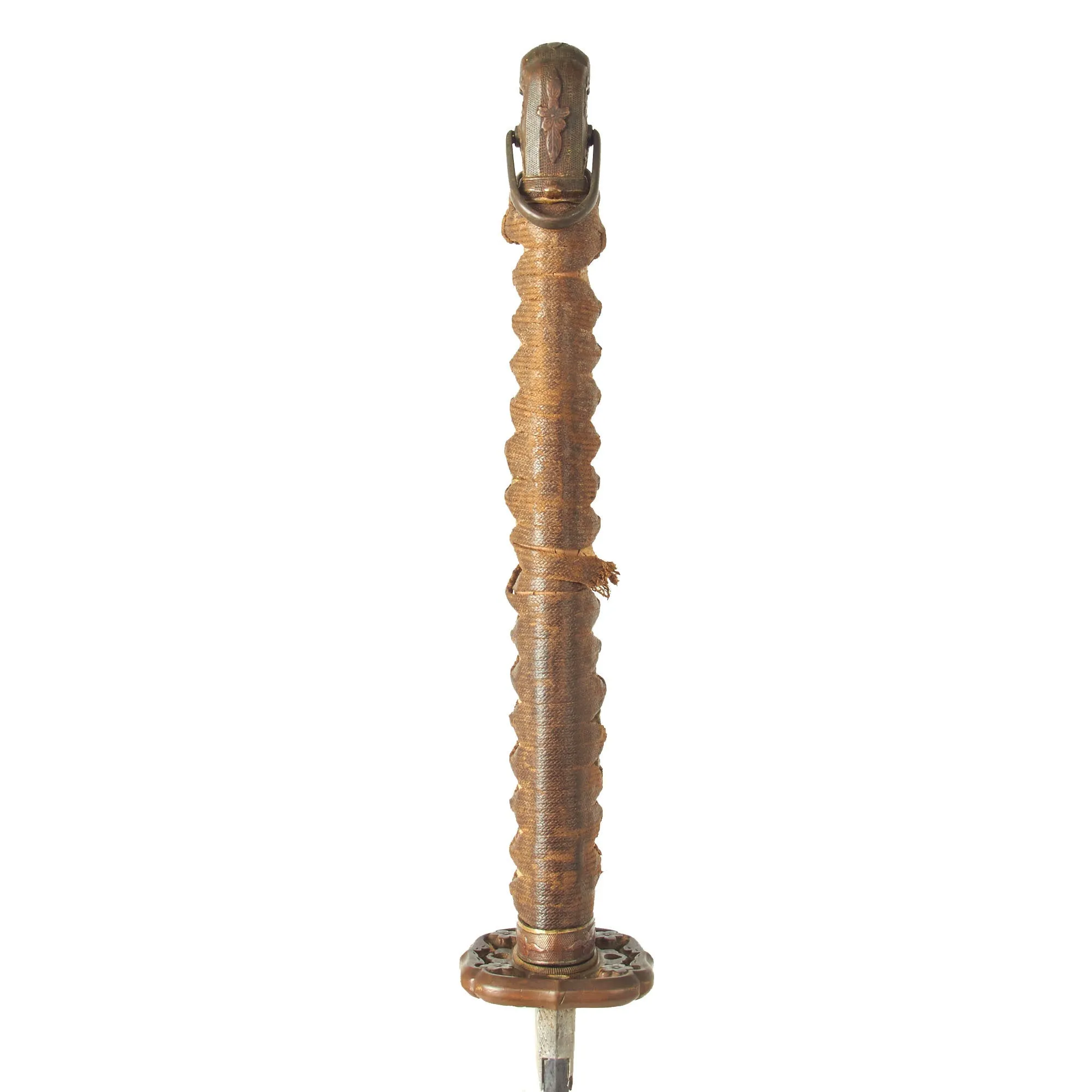 Original WWII Japanese Army Officer Type 98 Shin-Gunto Katana by SUKESADA with Aluminum Scabbard - 500 Year old Blade
