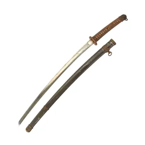 Original WWII Japanese Army Officer Type 98 Shin-Gunto Katana by SUKESADA with Aluminum Scabbard - 500 Year old Blade