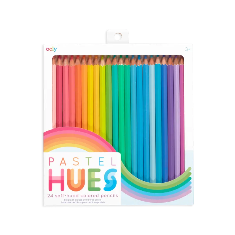 PASTEL HUES COLORED PENCILS
