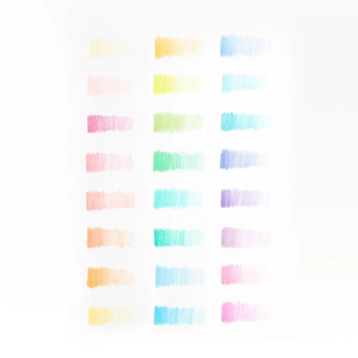 Pastel Hues Colored Pencils
