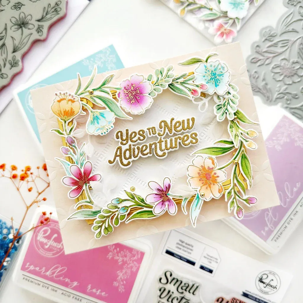 Pinkfresh Studio Stencils 4.25"X5.25" 4/Pkg Geometric Tile
