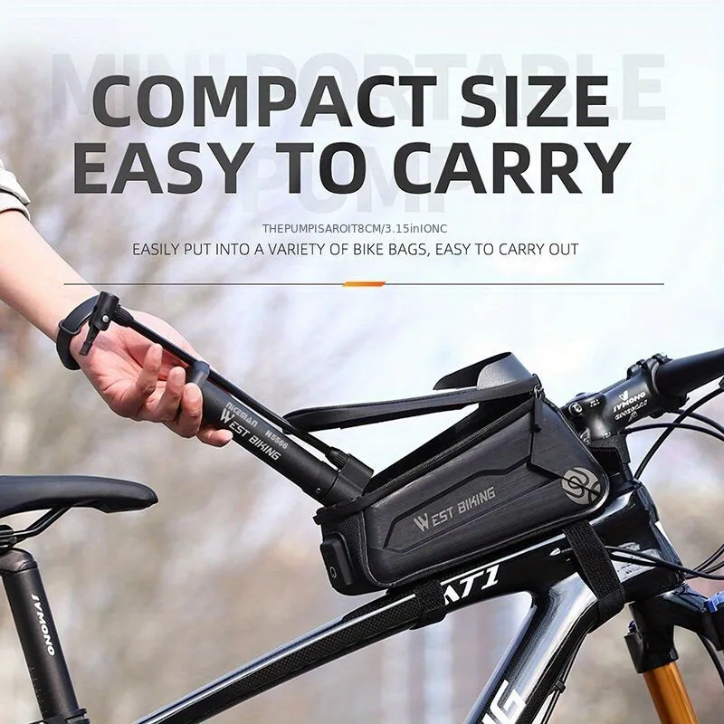 Premium Bike Pump for Easy Inflation up to 80 PSI