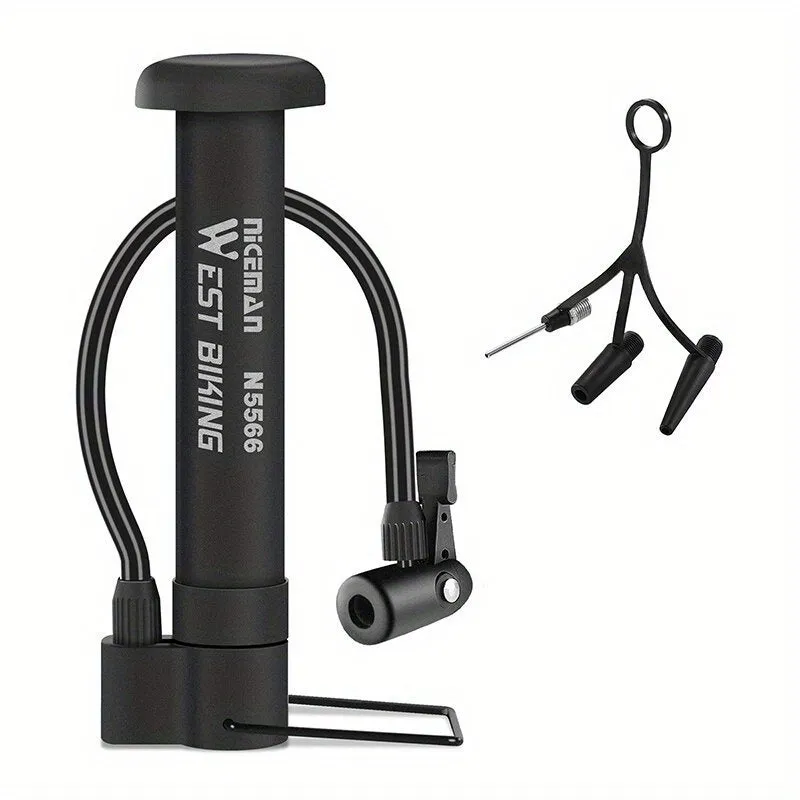 Premium Bike Pump for Easy Inflation up to 80 PSI