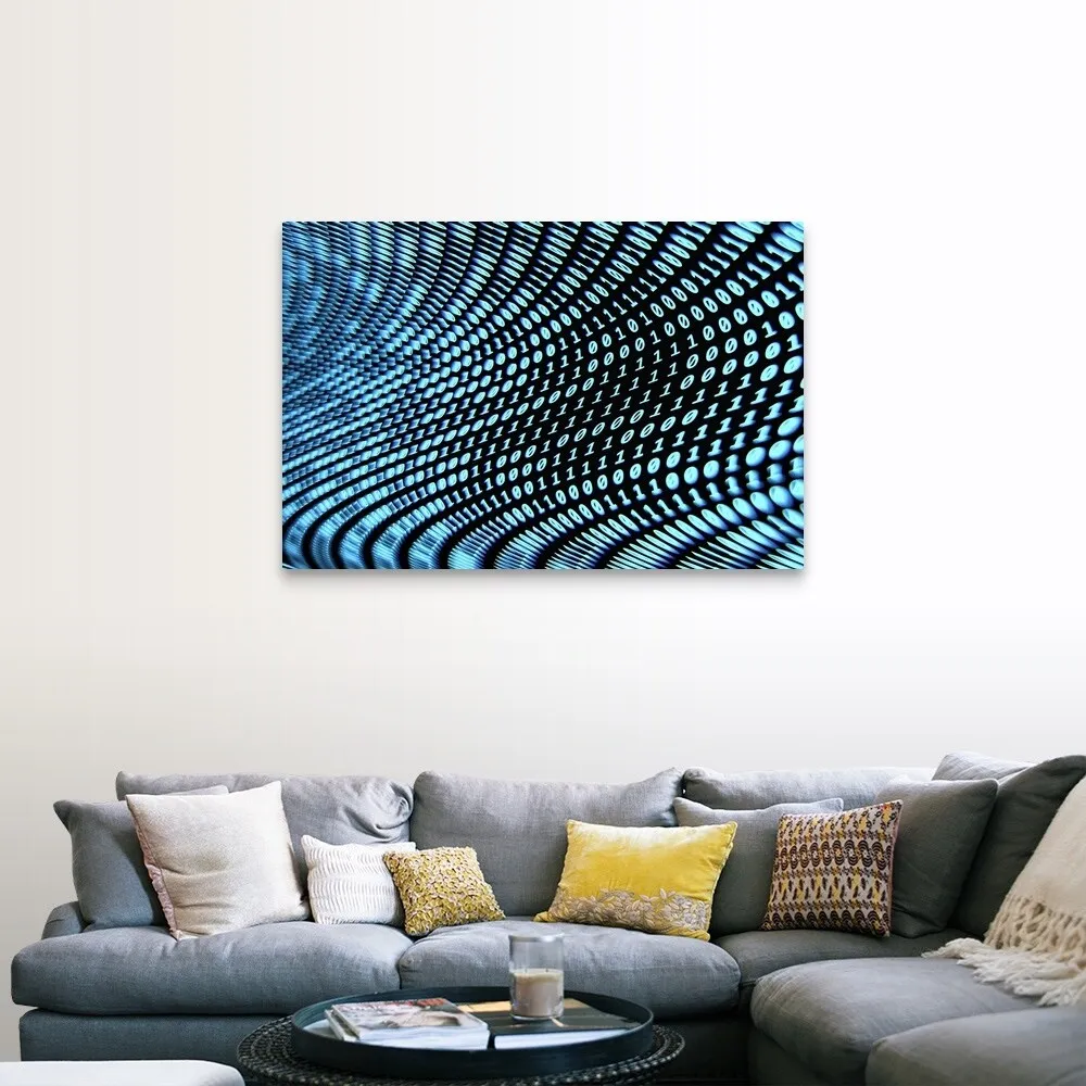 "Binary Numbers" Canvas Wall Art