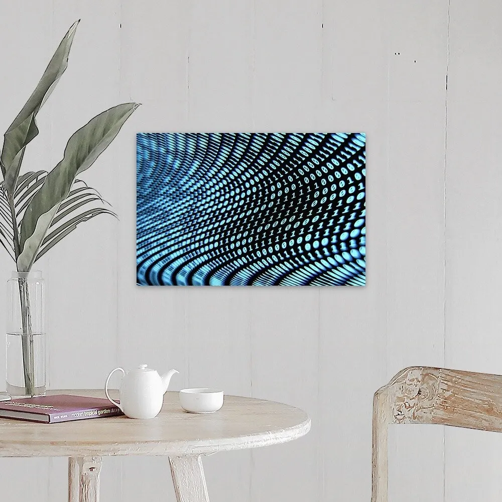 "Binary Numbers" Canvas Wall Art