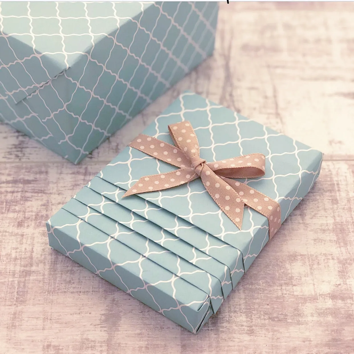 Reversible Tropical Leaves Gift Wrap