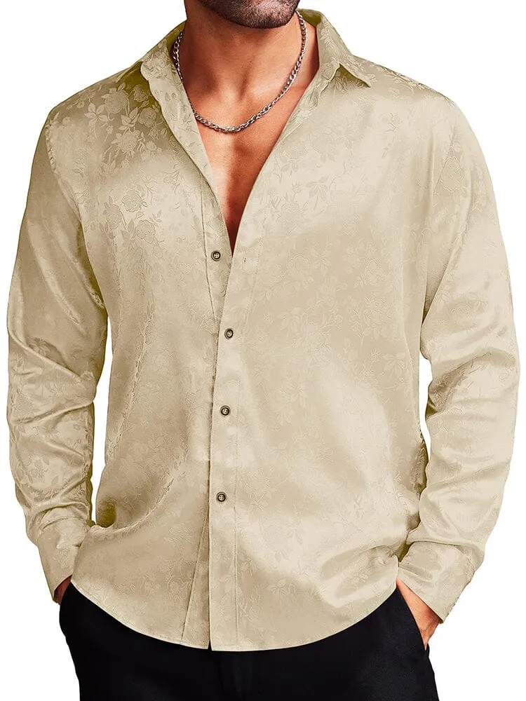 Rose Printed Dress Shirts (US Only)