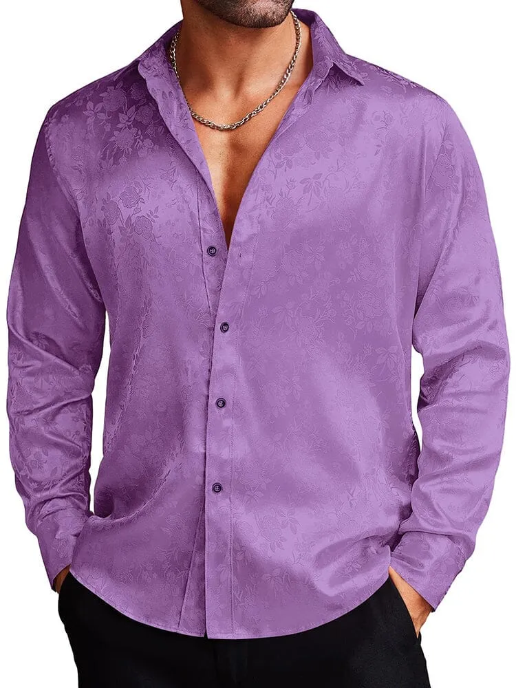 Rose Printed Dress Shirts (US Only)