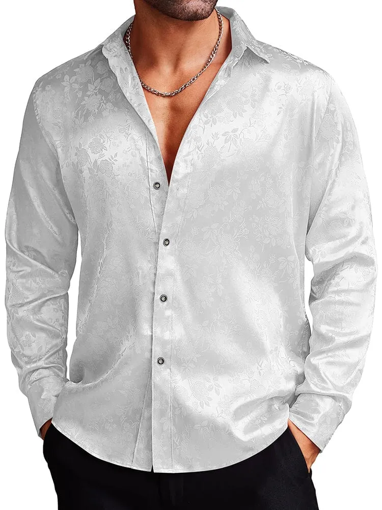 Rose Printed Dress Shirts (US Only)