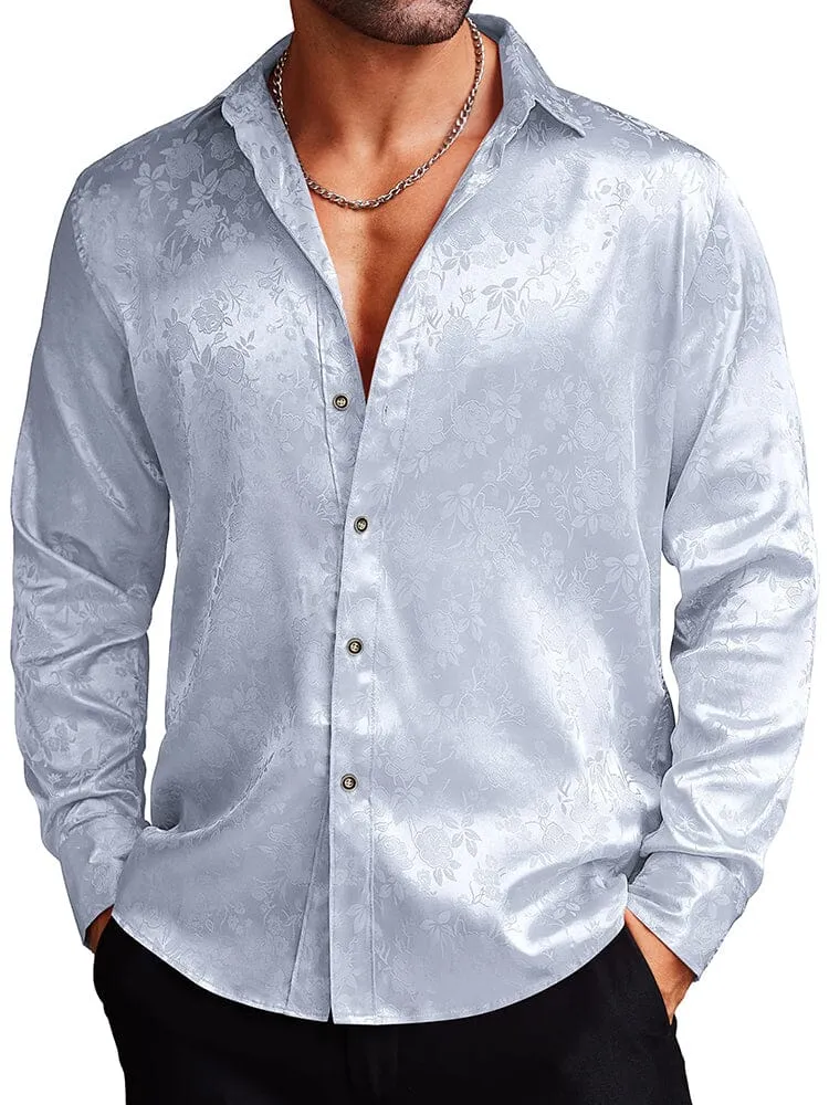 Rose Printed Dress Shirts (US Only)
