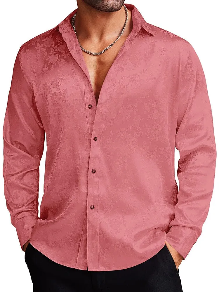 Rose Printed Dress Shirts (US Only)