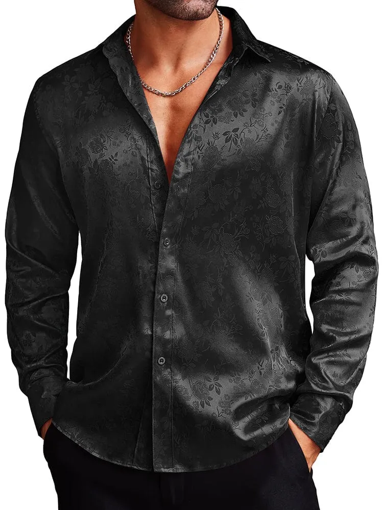 Rose Printed Dress Shirts (US Only)