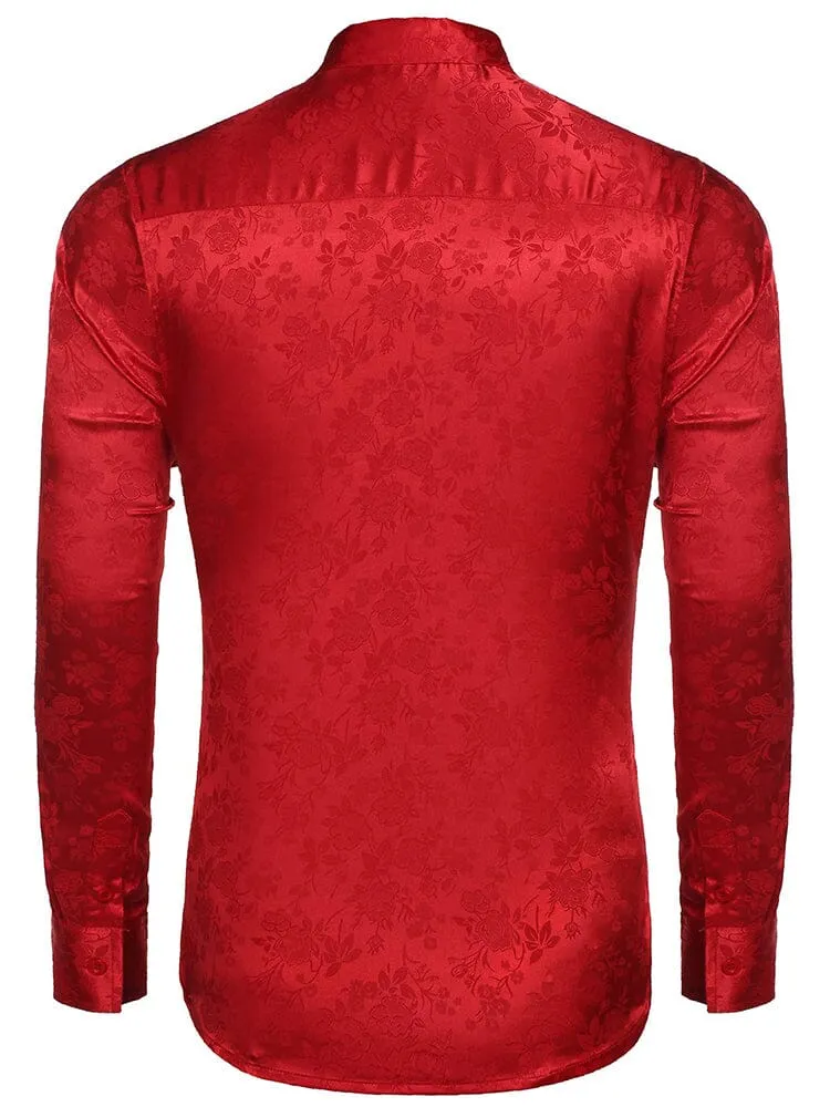 Rose Printed Dress Shirts (US Only)