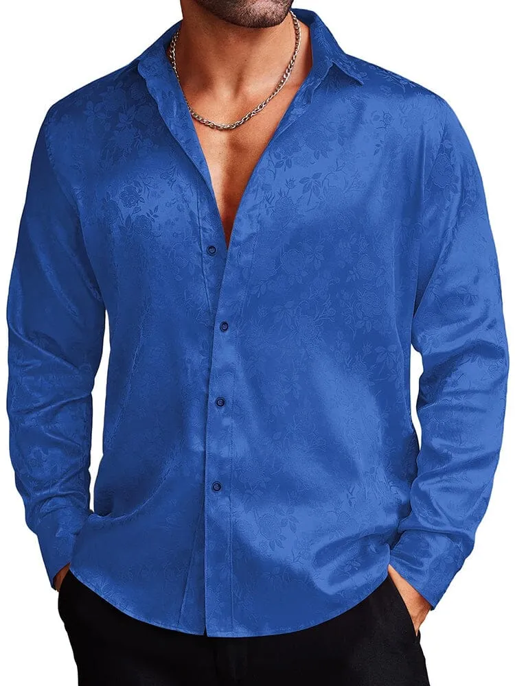 Rose Printed Dress Shirts (US Only)