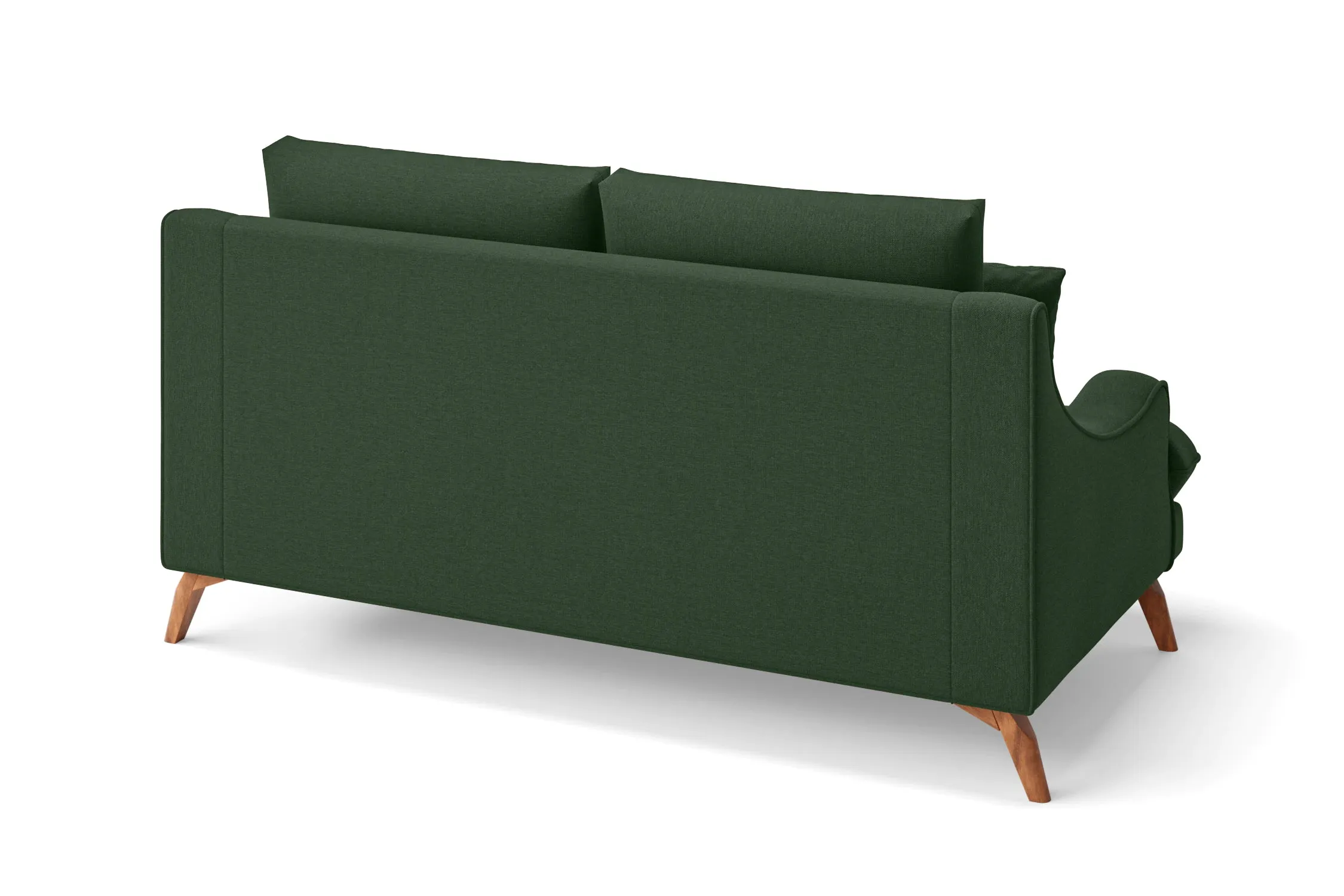 Savona 2 Seater Sofa Forest Green Linen Fabric