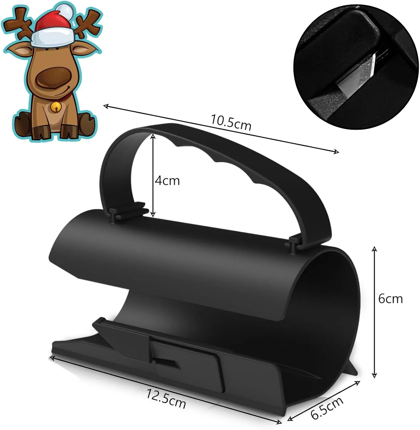 Sliding Wrapping Paper Cutter - Cuts for Gift Wrapping