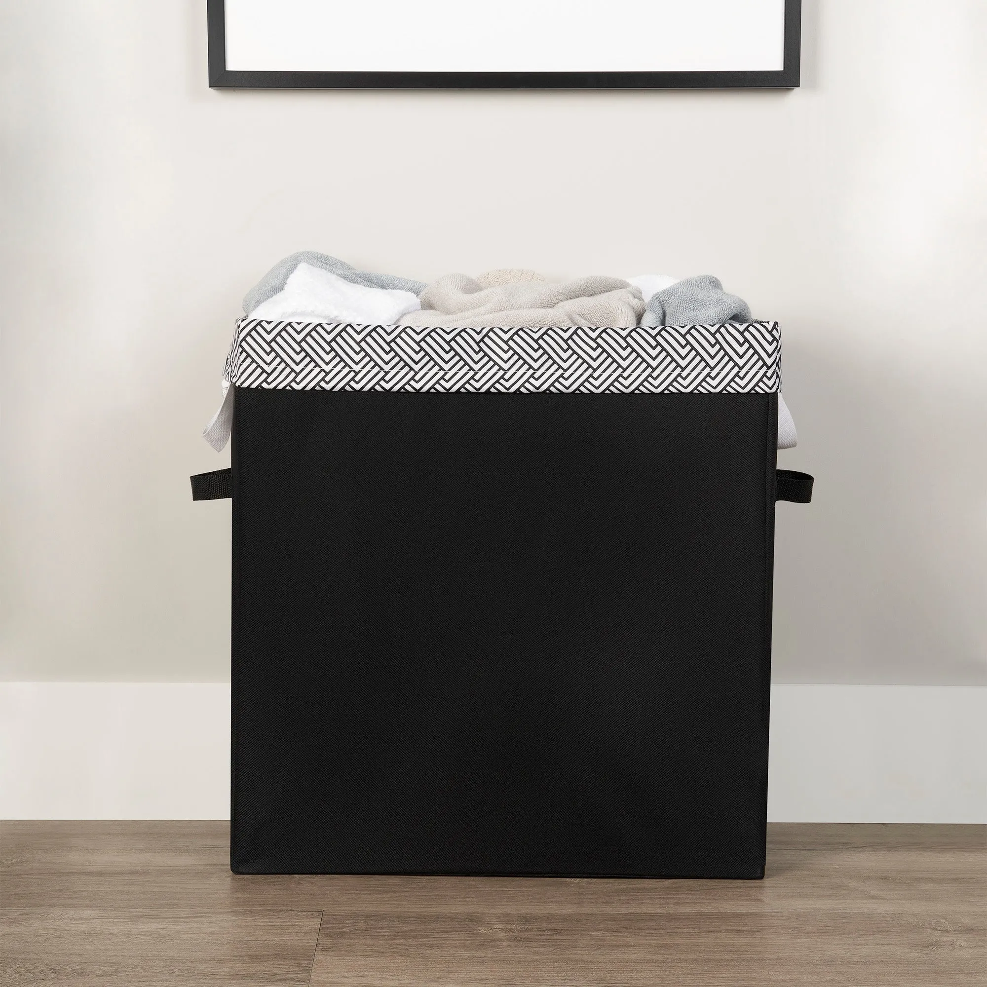 Slim Laundry Hamper with Removable Bag