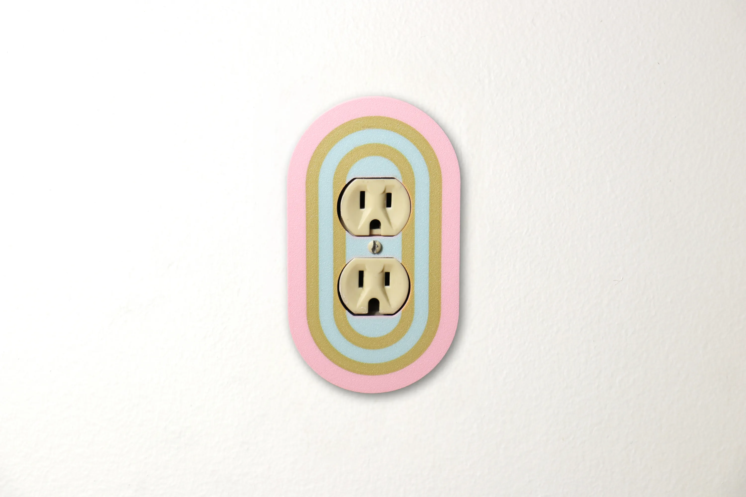 Soft Pastels Rainbow Switch Plate