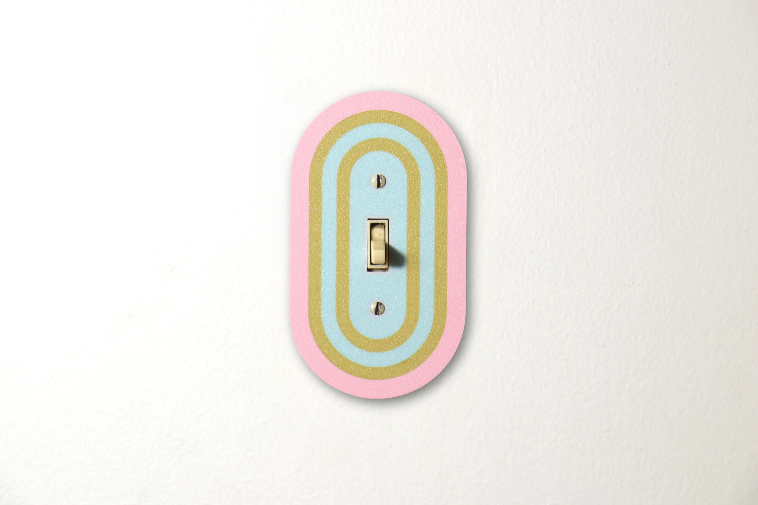 Soft Pastels Rainbow Switch Plate