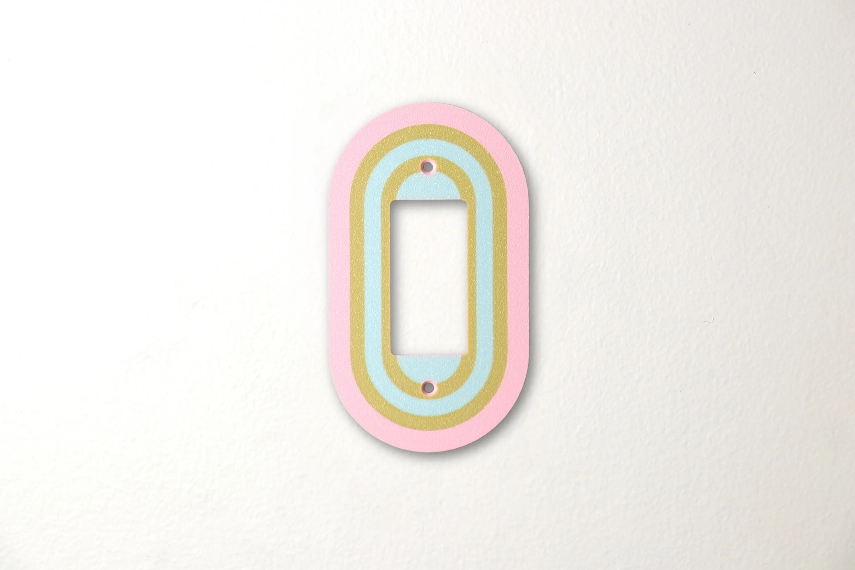 Soft Pastels Rainbow Switch Plate