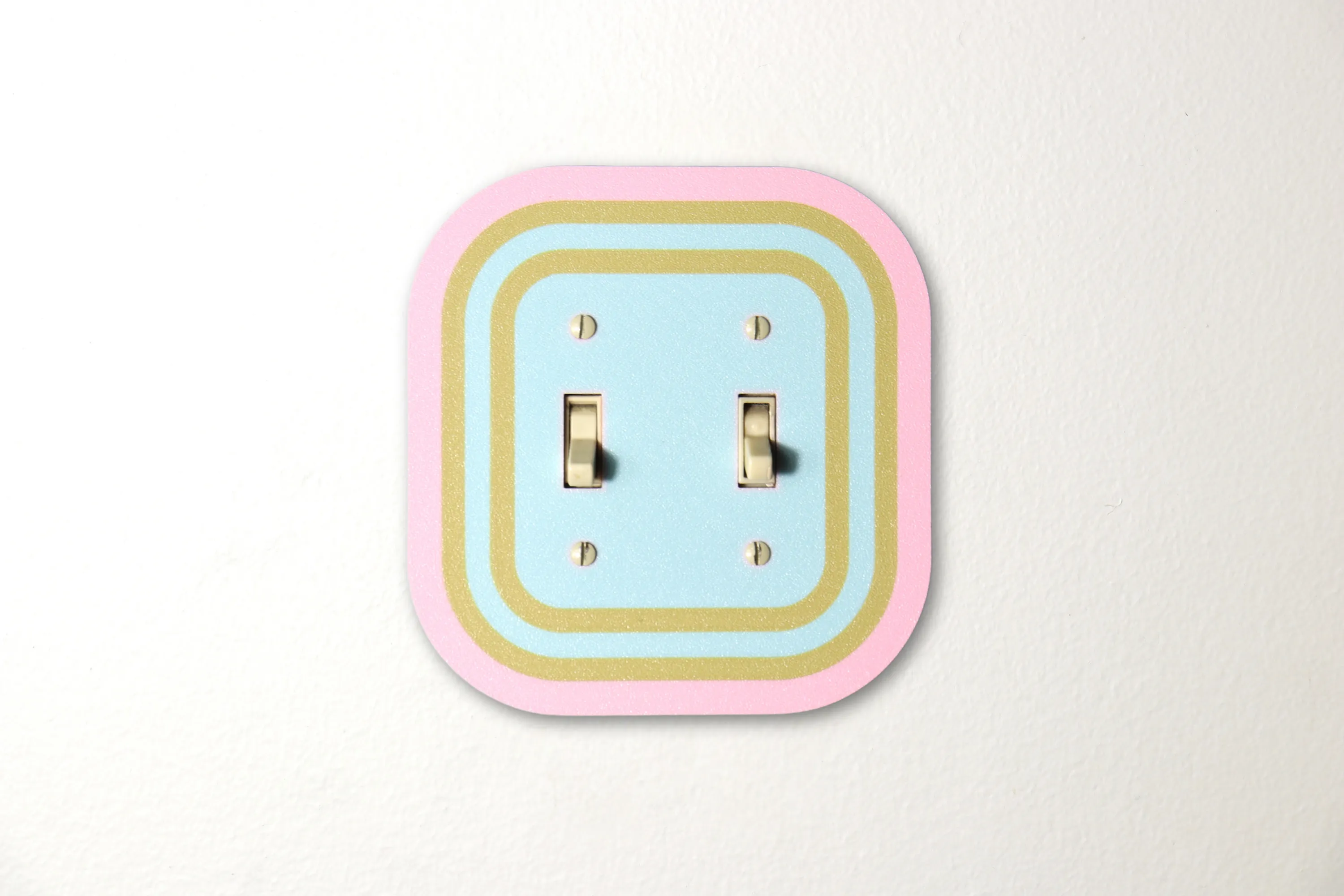Soft Pastels Rainbow Switch Plate