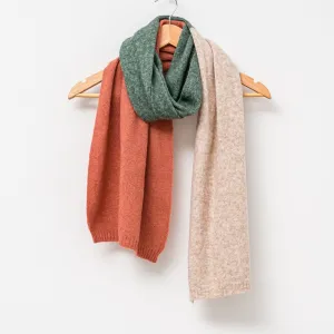 Stella   Gemma - Colour Block Scarf - Forest