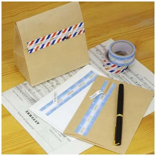 Sun-Star Zitte Kirari Zipper Paper Tape Zipper Shape Sealing Paper Tape Gift Wrap S8578540