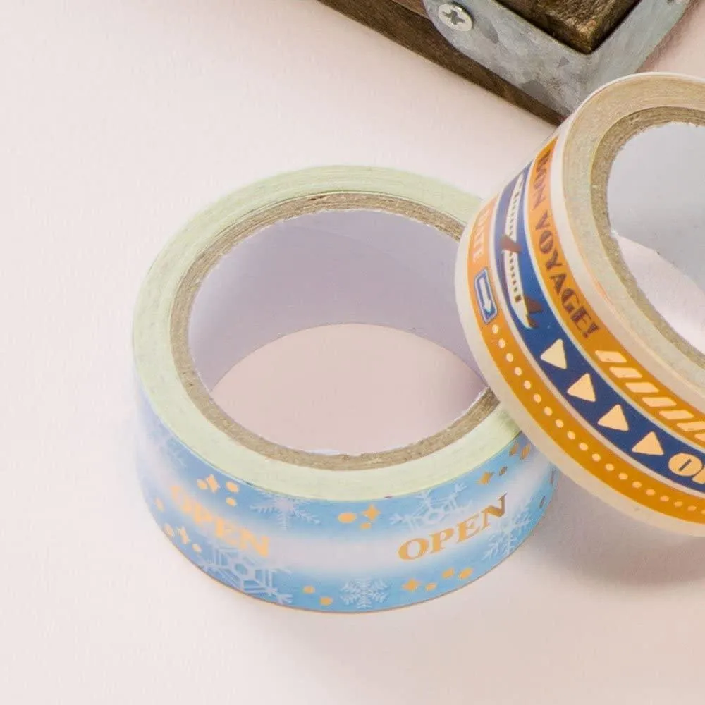 Sun-Star Zitte Kirari Zipper Paper Tape Zipper Shape Sealing Paper Tape Gift Wrap S8578540