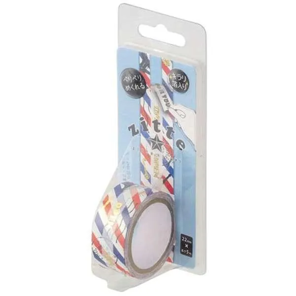 Sun-Star Zitte Kirari Zipper Paper Tape Zipper Shape Sealing Paper Tape Gift Wrap S8578540