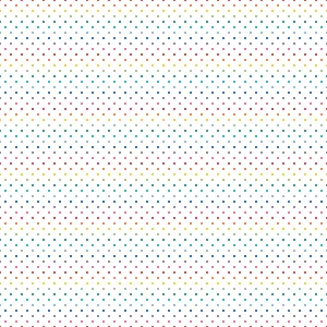 Swiss Dot | Rainbow Dots on White by Riley Blake | C660-RAINBOW