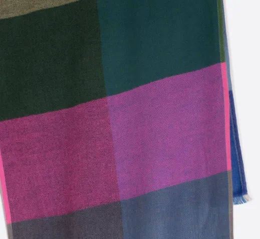 Vilagallo Scarf Block Herringbone