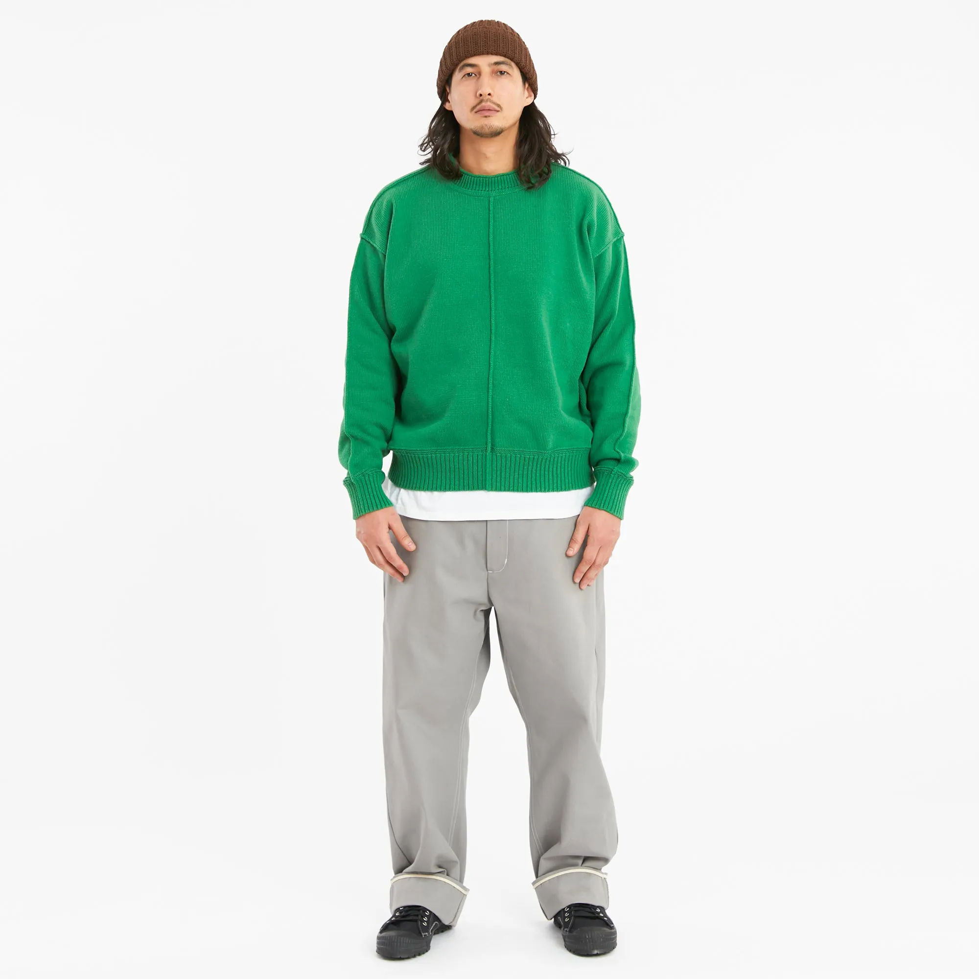 Watch Cap - Brown Cotton