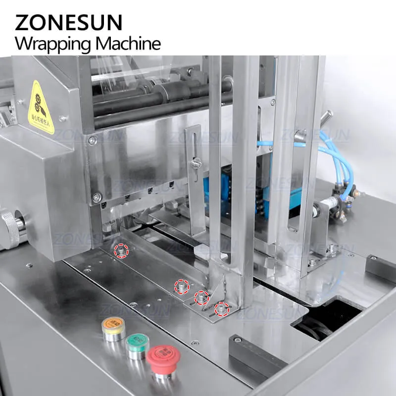 ZONESUN ZS-TD280 Automatic 3D Cosmetics Perfume Cellophane Soap Paper Box BOPP Film Wrapping Packaging Machine With Tear Tape