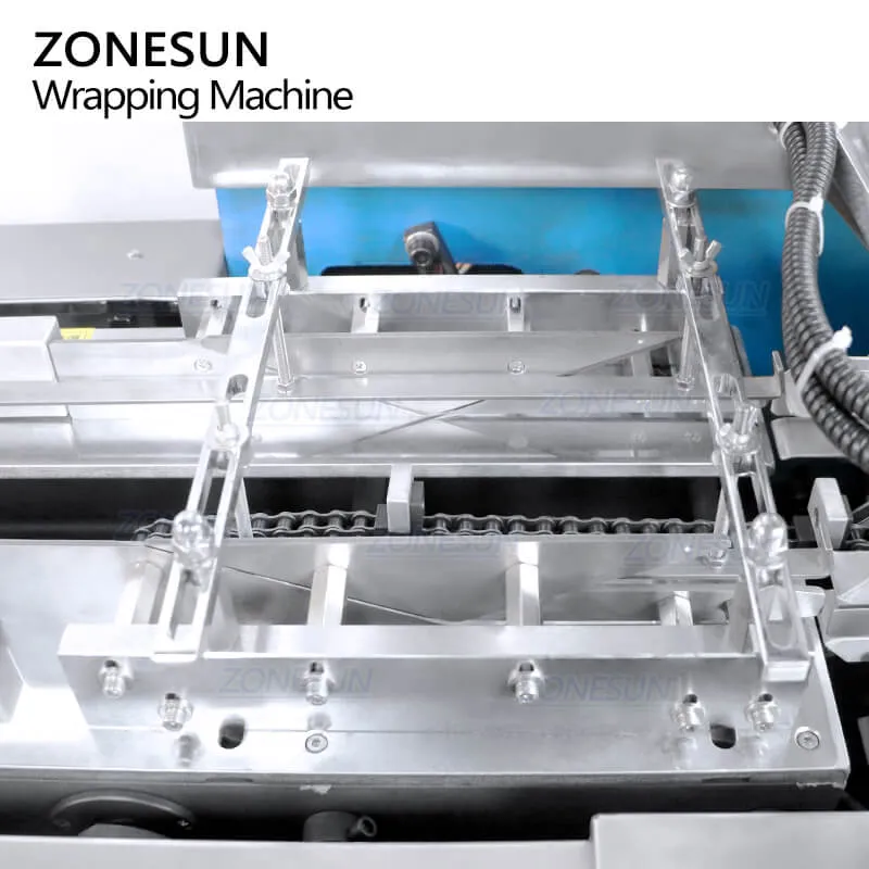 ZONESUN ZS-TD280 Automatic 3D Cosmetics Perfume Cellophane Soap Paper Box BOPP Film Wrapping Packaging Machine With Tear Tape