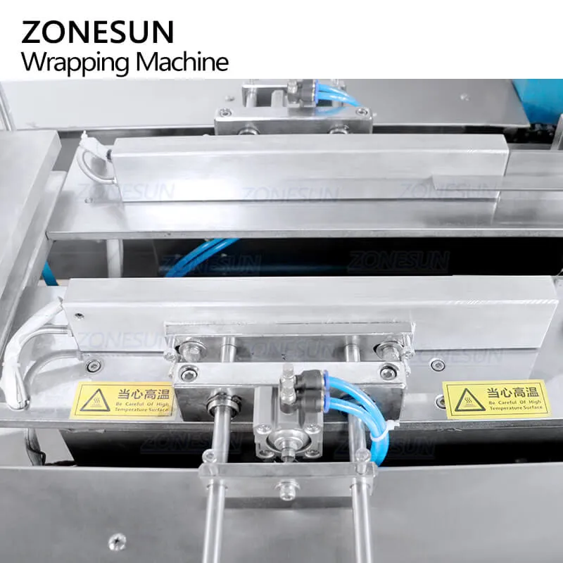 ZONESUN ZS-TD280 Automatic 3D Cosmetics Perfume Cellophane Soap Paper Box BOPP Film Wrapping Packaging Machine With Tear Tape