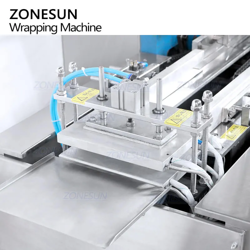 ZONESUN ZS-TD280 Automatic 3D Cosmetics Perfume Cellophane Soap Paper Box BOPP Film Wrapping Packaging Machine With Tear Tape